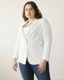 Pinstripes Seersucker Blazer