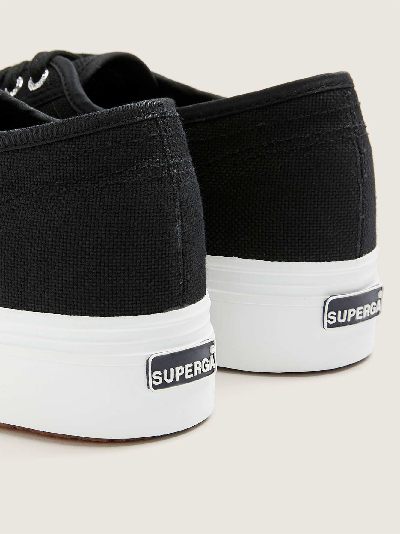 Superga plateforme noir cheap
