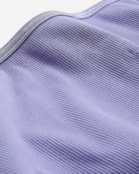 Culotte tanga côtelée unie - ti Voglio