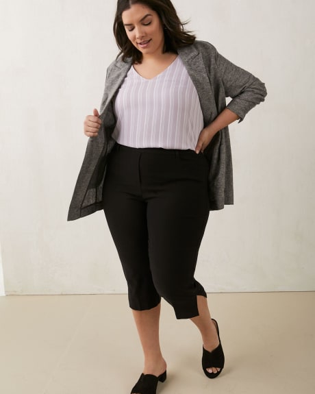 Capri uni avec poches, coupe ingénieuse, tissu responsable - In Every Story