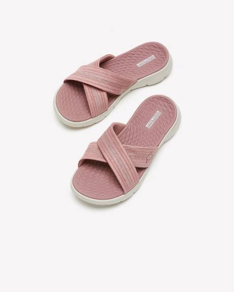 Sandale à sangles croisées Go Flex, pied large - Skechers