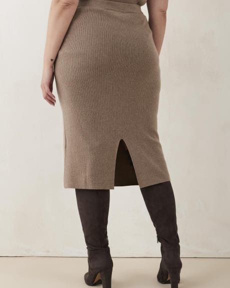 Sweater Knit Pencil Skirt