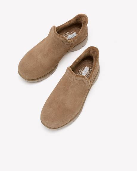 Wide Width, Suede Modern Hour Slip-On Bootie - Skechers