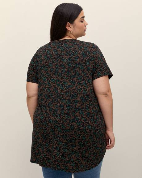 Tunique imprimée, coupe moderne, tissu responsable - Essentiels PENN.
