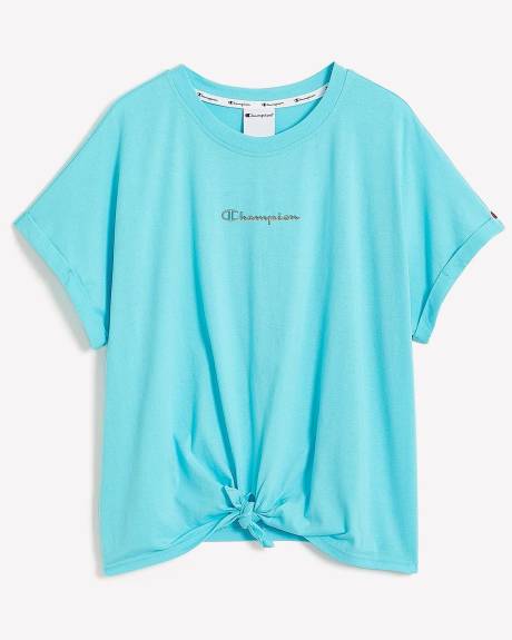 Tie-Front Script T-Shirt - Champion