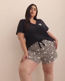 Snoopy Cheetah-Print Boxer - ti Voglio