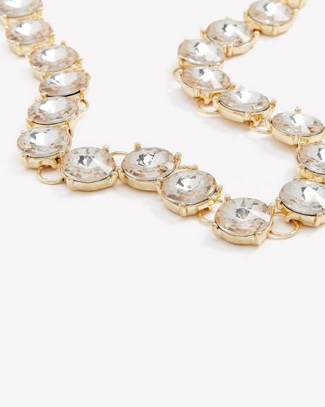 Short Chunky Stone Necklace