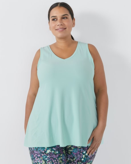 Camisole en maille à col en v avec petites ouvertures - Active Zone