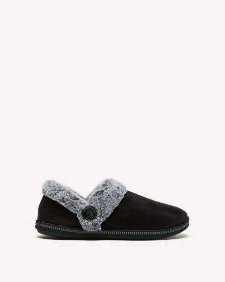 Wide Width, Cozy Slipper with Faux Fur Trim - Skechers