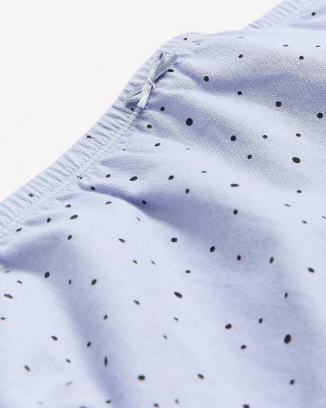 Culotte classique en coton à pois avec boucle - ti Voglio