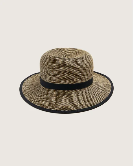 Two-Tone Straw Hat - Canadian Hat
