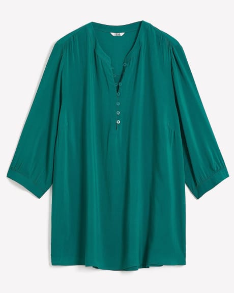 3/4 Sleeve Tunic with Half Placket