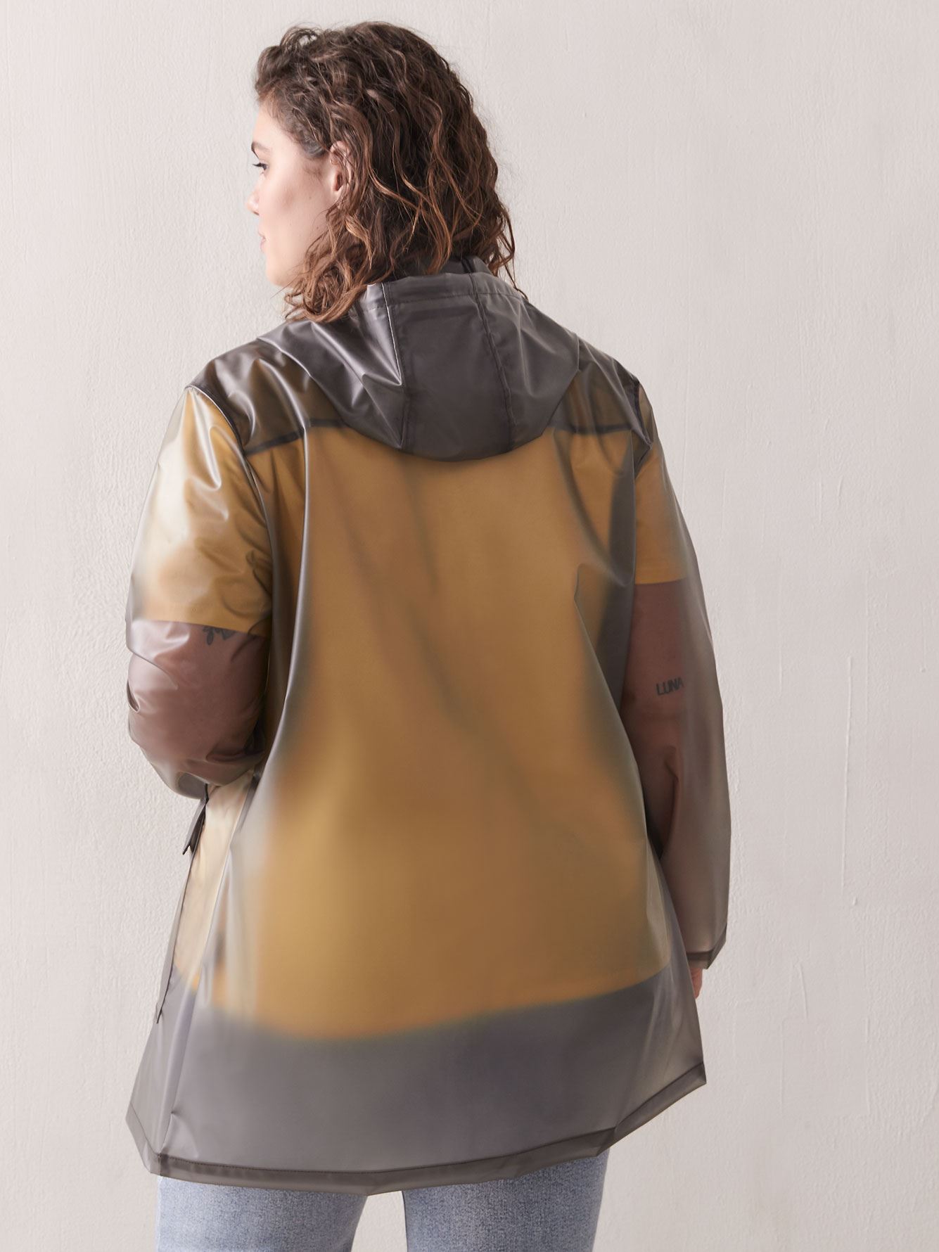 levis clear raincoat