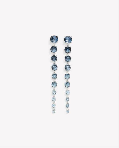 Pendants d'oreilles droits avec pierres - Addition Elle