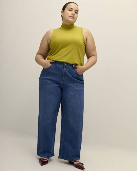 Jean à jambe large, coupe galbée, tissu responsable - d/C Jeans