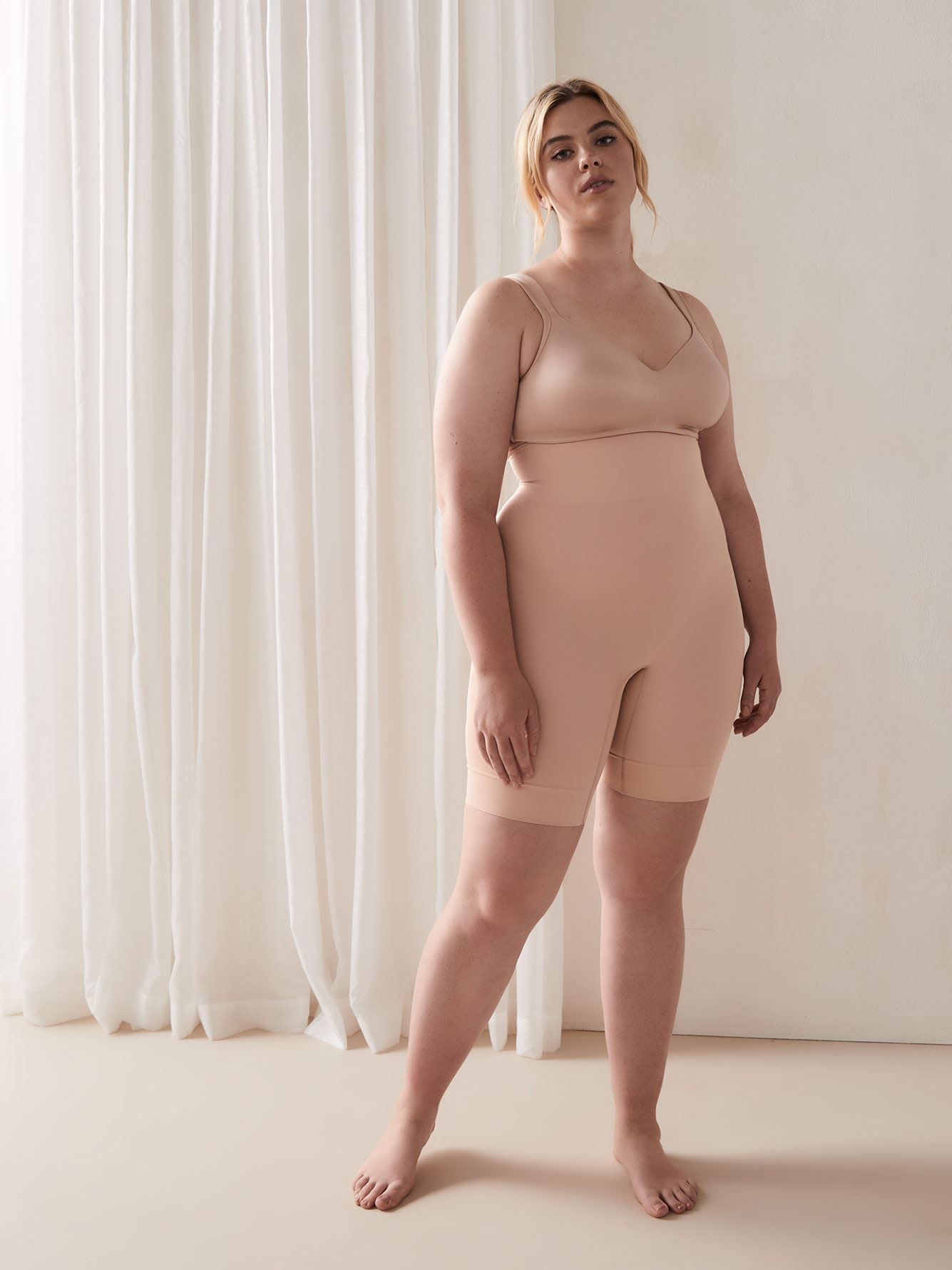 Seamless Long Leg Shapewear Waist Cincher - Addition Elle