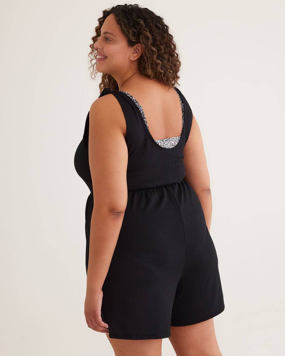 Black Swimsuit CoverUp Romper Penningtons