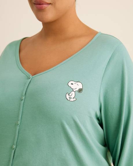Snoopy Long-Sleeve Pyjama Cardigan - ti Voglio