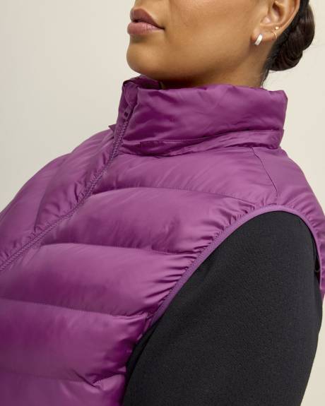 Veste matelassée compressible sans manches, tissu responsable - Active Zone