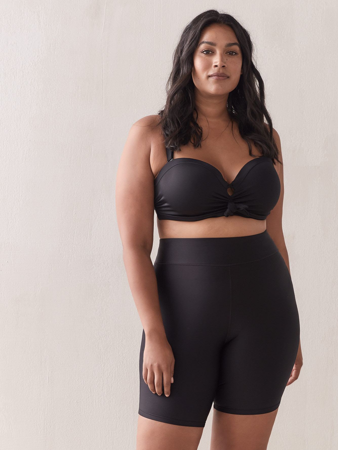 High Waist Long Swim Shorts Addition Elle Penningtons