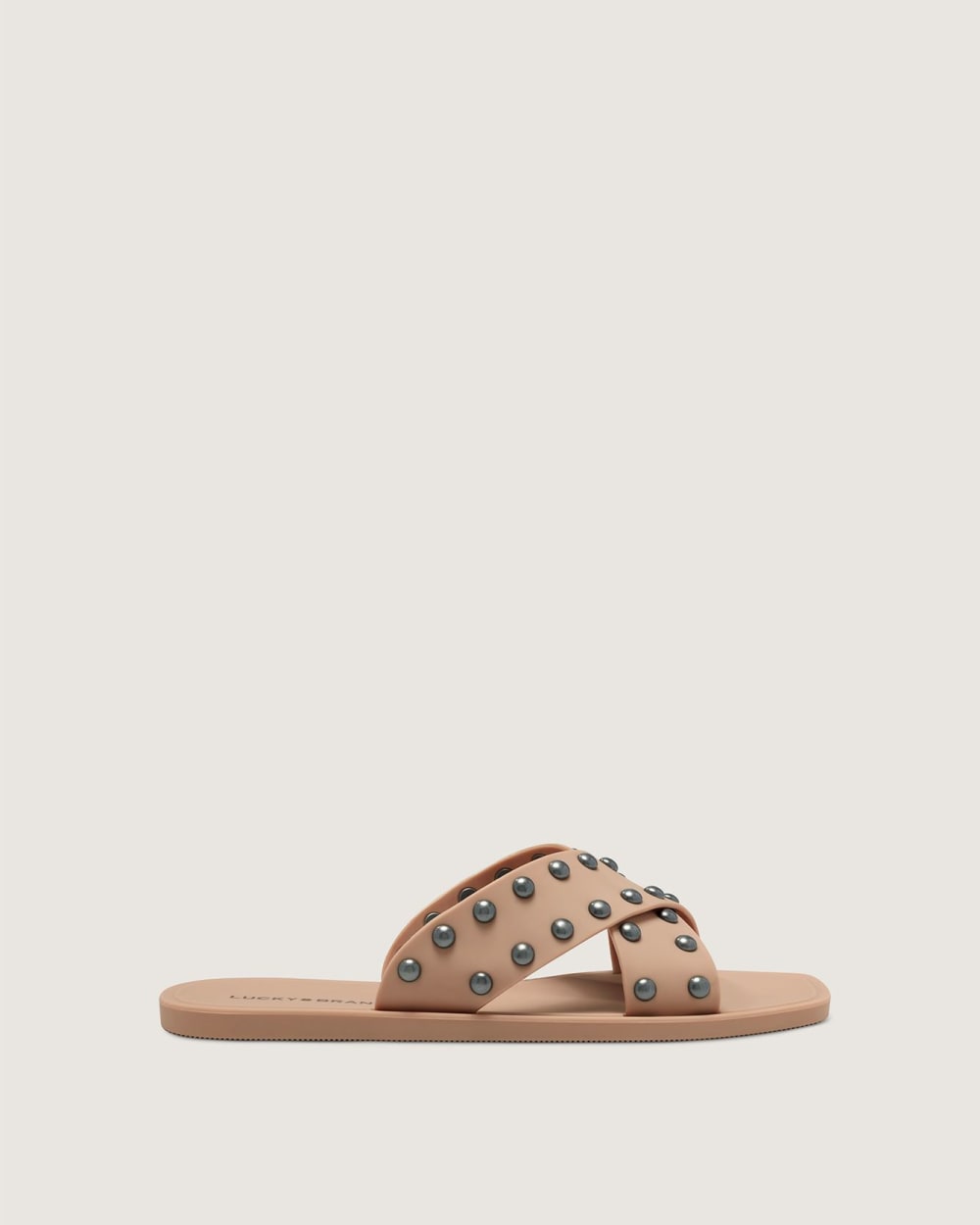Regular Width, Slide Sandal with Polished Studs - Lucky Brand