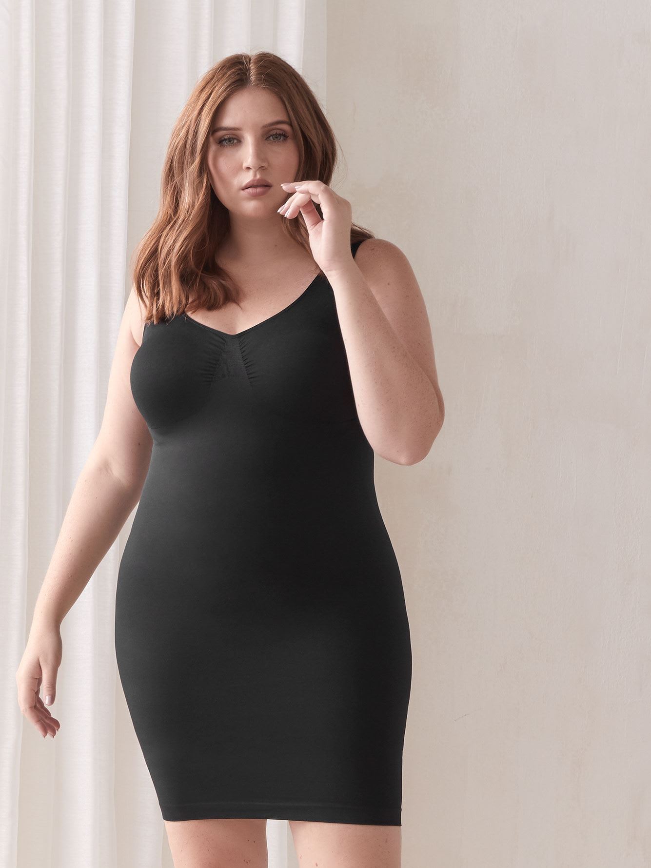 Seamless Shapewear MidThigh Slip Dress Addition Elle Penningtons