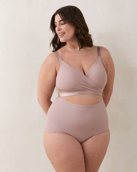 High Waist Brief With Silhouette Control - tiVOGLIO