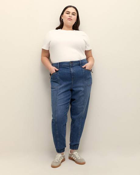 Responsible, Petite, Denim Jogger Pants, Medium Wash - d/C JEANS