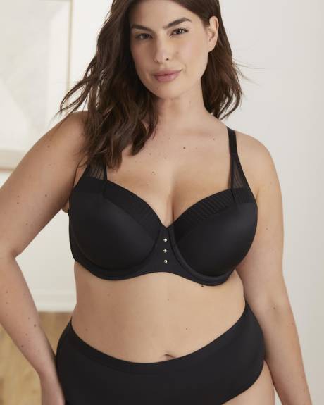 Soutien-gorge balconnet en microfibre, bonnets G-H - Déesse Collection