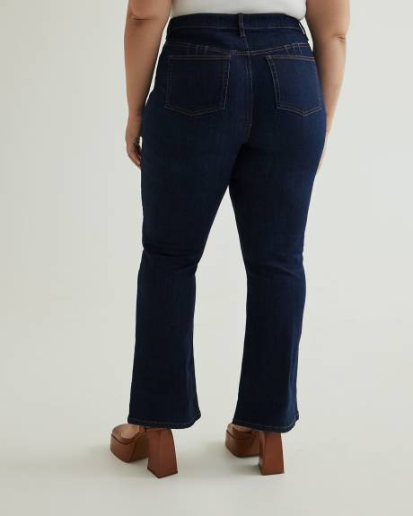 Responsible, Curvy-Fit Flare-Leg Jeans, Dark Wash - d/C JEANS