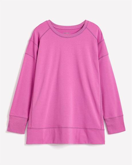 Pull &agrave; col rond en tricot fran&ccedil;ais - Active Zone