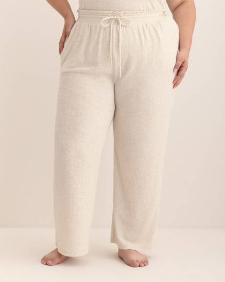 Pantalon de pyjama en pointelle côtelée - ti Voglio