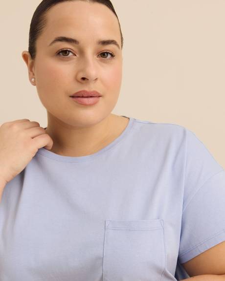 Short-Sleeve Boxy Pyjama Top - ti Voglio