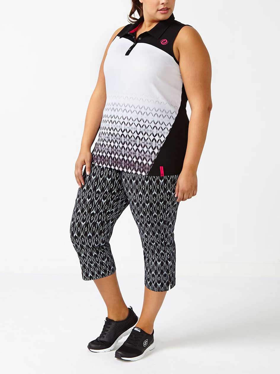 Sports PlusSize Sleeveless Golf Top Penningtons