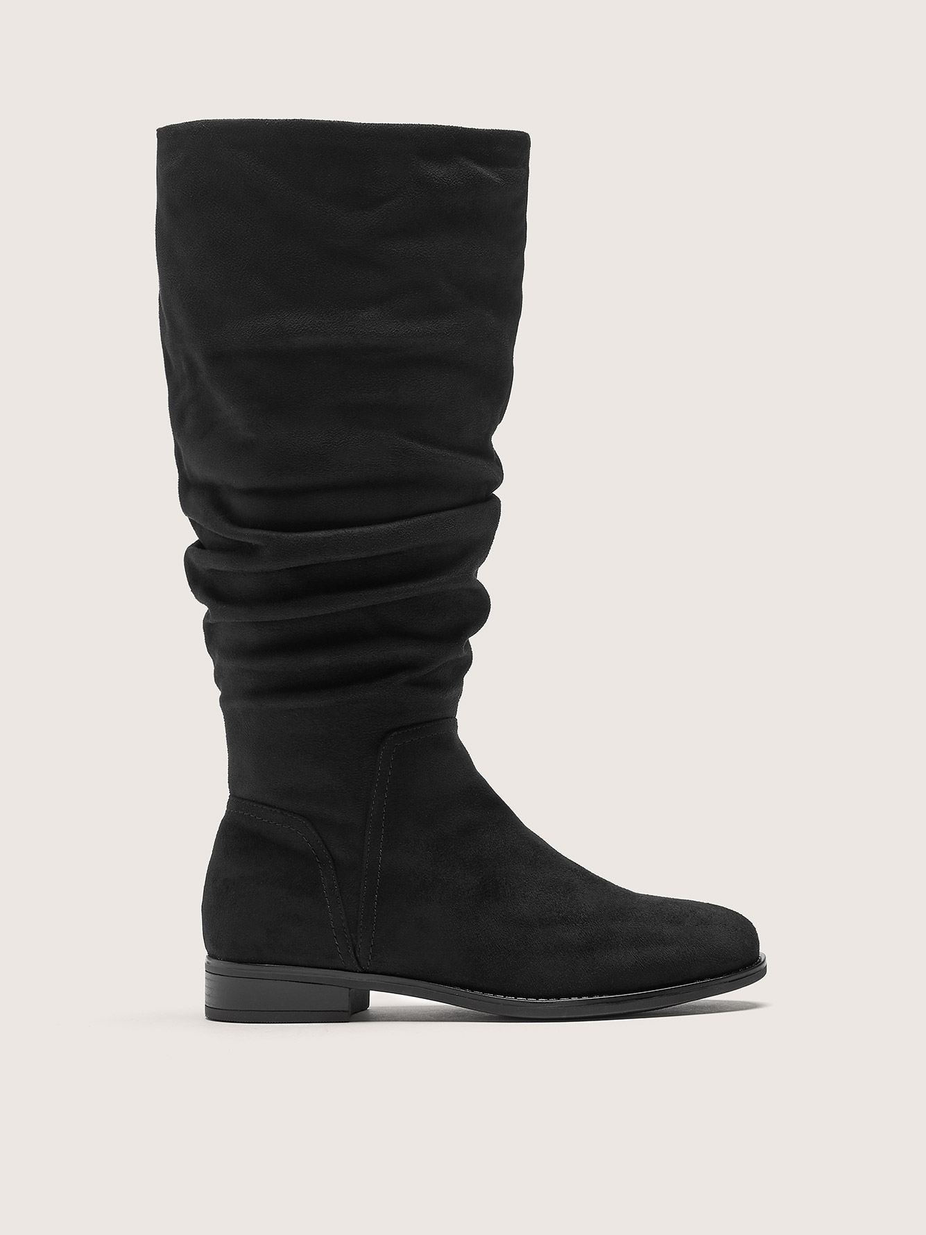 Botte haute extensible effet froissé, pied large Addition Elle Penningtons