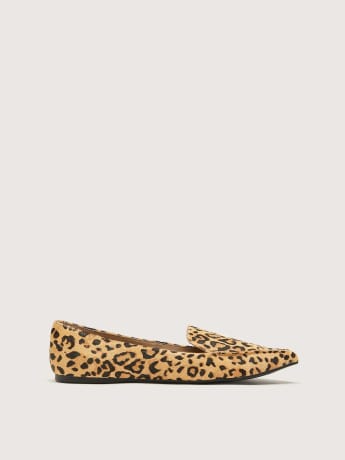 Wide-Width Pointy-Toe Leather Loafers - Steve Madden