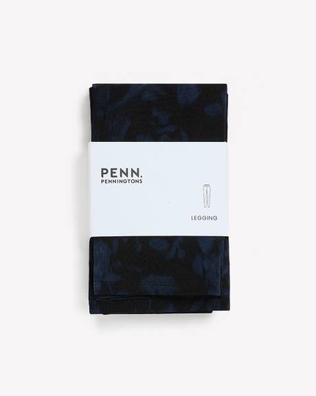 Responsible, Blurred Floral-Print Fashion Legging