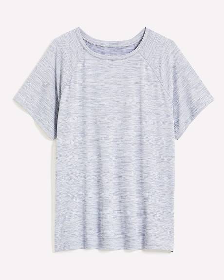 Grey Short-Sleeve Crew Neck T-Shirt - Active Zone