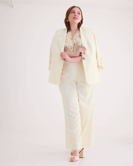 Fluid Single-Breasted Blazer