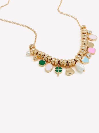 Short Multi Charm Necklace - Addition Elle