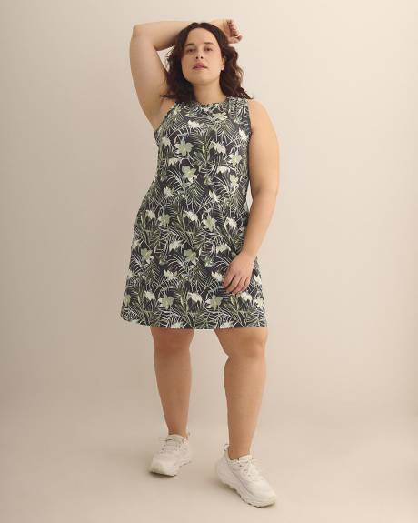 Robe-débardeur fleurie verte Freezer - Columbia