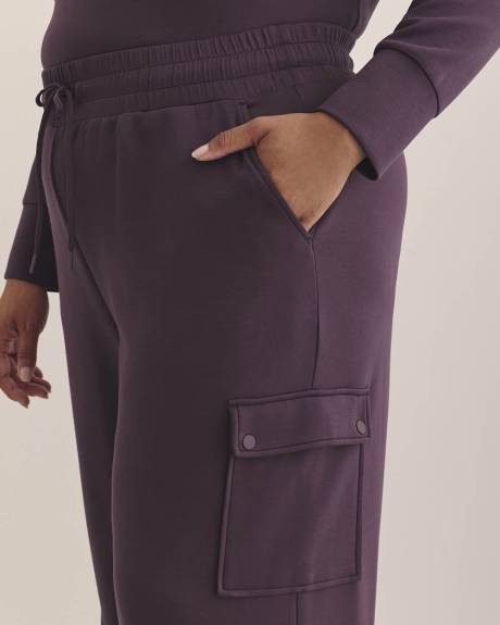 Light Knit Wide-Leg Cargo Pant - Active Zone