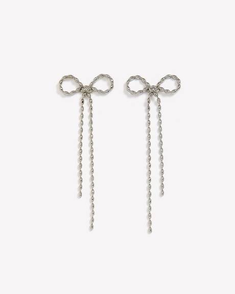 Bow Shape Pendant Earrings