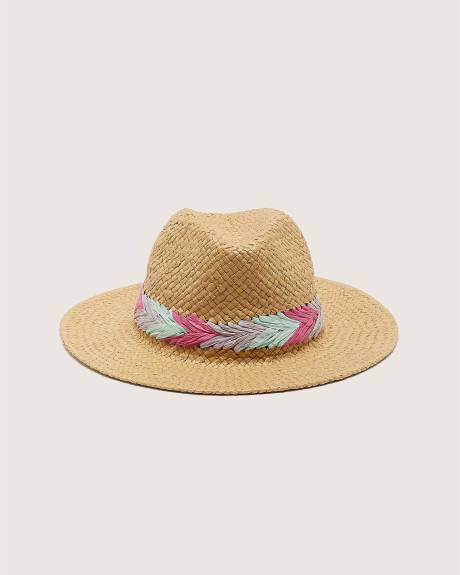 Chapeau Panama en paille tendance