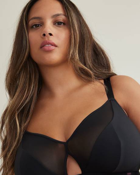 Wireless Mesh and Microfibre Bralette - Curvy Kate