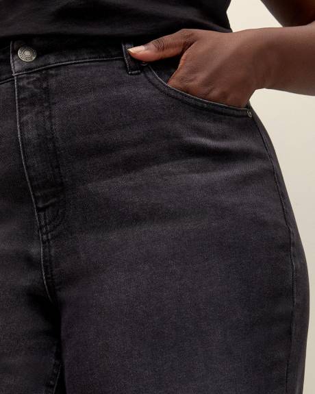 Jean mom noir taille haute - Addition Elle