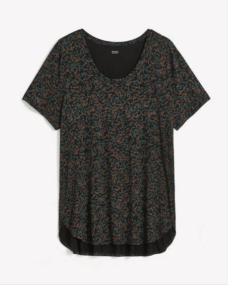 Tunique imprimée, coupe moderne, tissu responsable - Essentiels PENN.