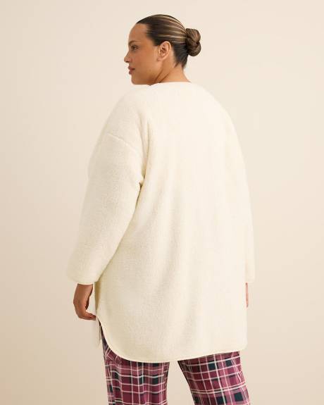 Par-dessus en sherpa blanc - ti Voglio Par-dessus en sherpa blanc - ti Voglio