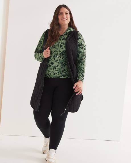 Shark-Bite Hoodie with Mesh Insert - Active Zone