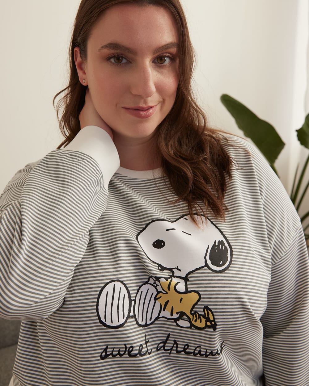 Snoopy Knit Pyjama Sweatshirt - ti Voglio